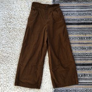 American Eagle Corduroy Wide Leg High Waist pants